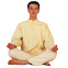 Sedy při pránájámě a meditaci