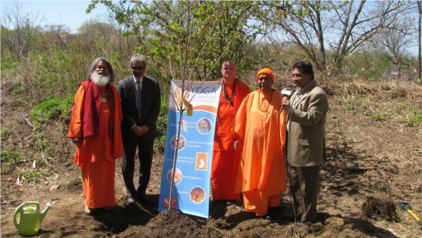 ‘Peace Tree Planting’ at the Alley Pond Environmental Center in Douglaston, Queens, NY.