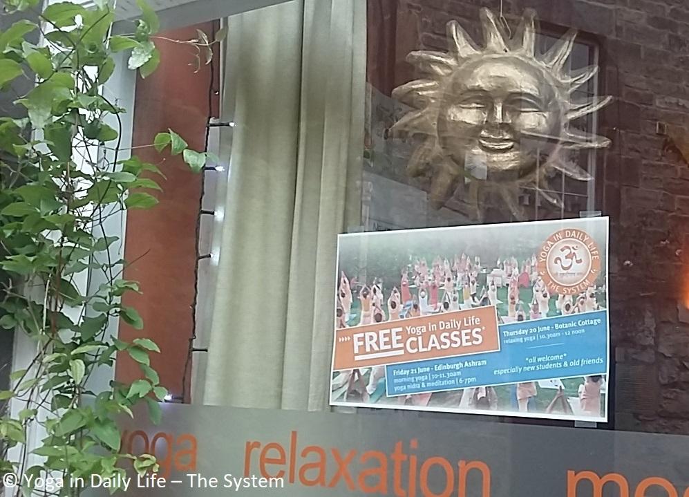 idy 2019 edinburgh ashram free classes