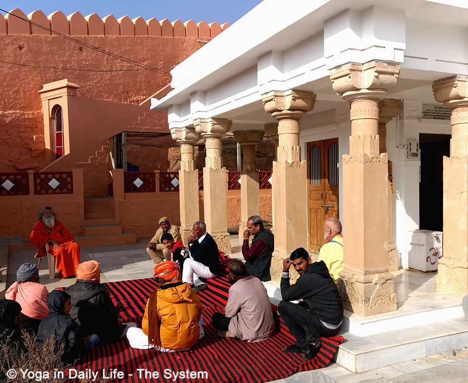 January report of visits to Ashrams in Rajasthan, India