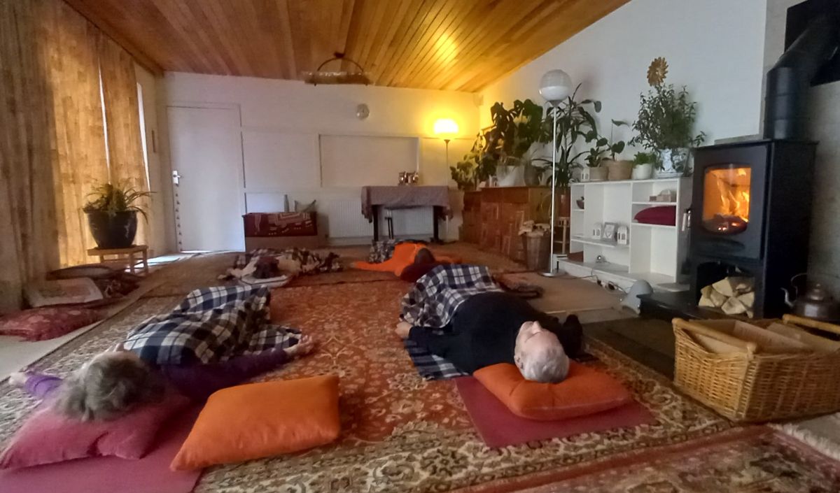 peace day galashiels ashram yoga nidra 21 09 2025