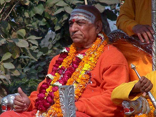 His Holiness Mahamandaleshwar Swami Niranjanandji from Maha Nirvani Akhara