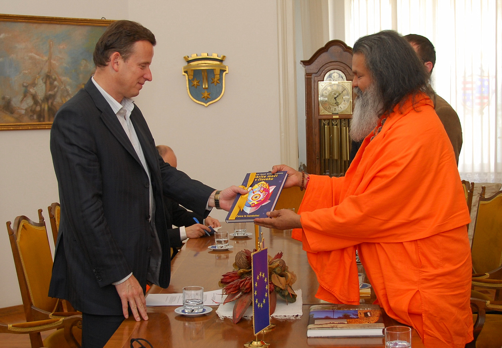 Celje: meeting the Mayor Bojan Šrot