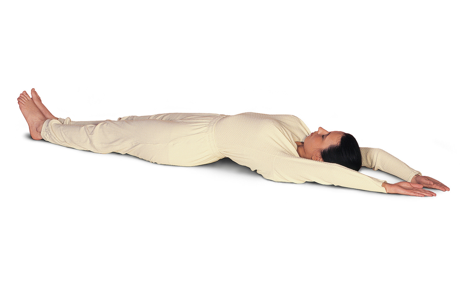 Exercice respiratoire avec les bras tendus Exercice respiratoire avec les bras tendus