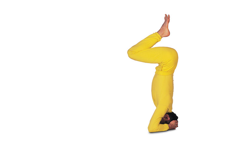 IndoindiansYogaChallenge Day 7: SIRSASANA- Headstand Pose