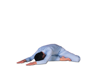 7 – 2 Ekapada Yoga Mudra One-Leg Yoga Mudra