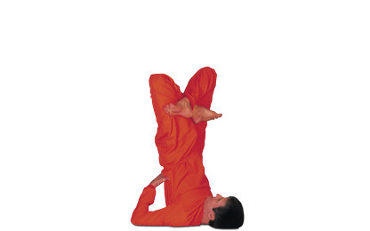 8 – 14 Padma Sarvangasana Lotus in Shoulderstand